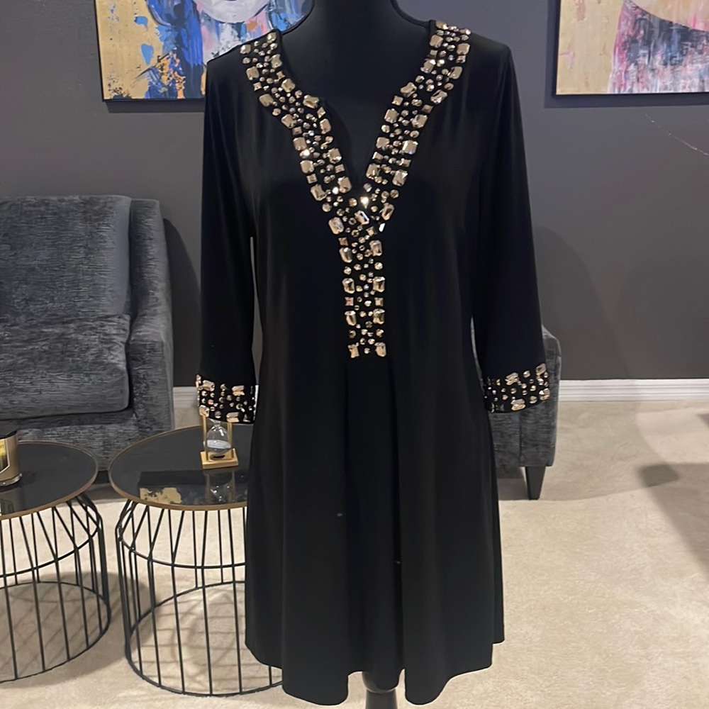 Embellished Black cover-up
